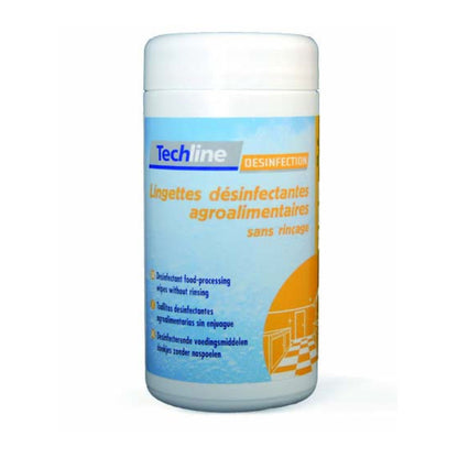 Lingettes désinfectantes TECHLINE 395501