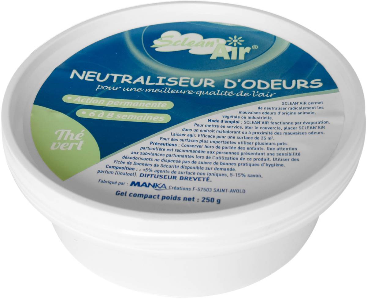 Désodorisant gel 250g - neutralisation longue durée
