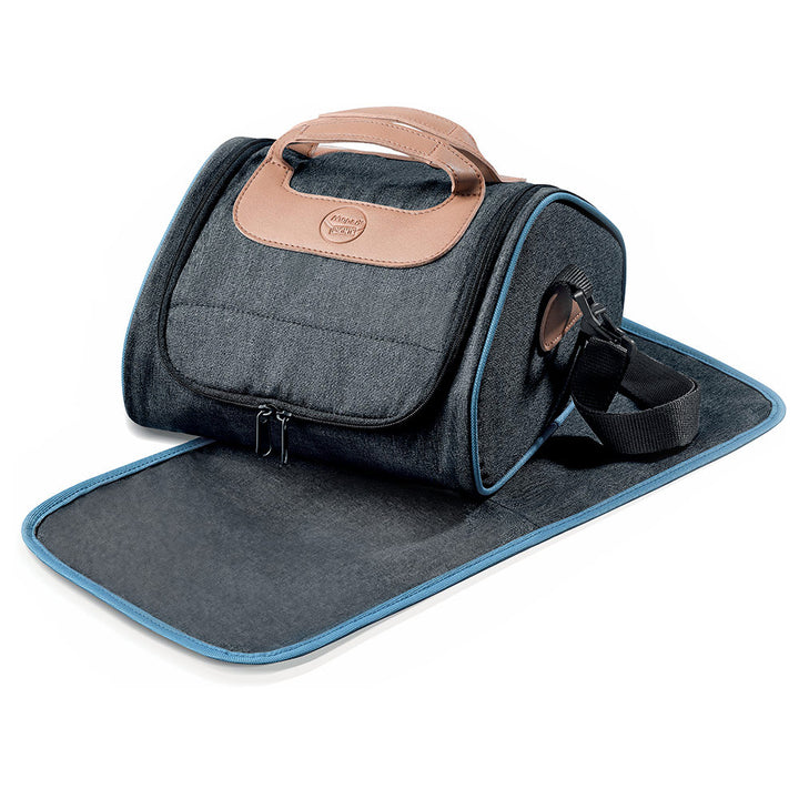 Sac déjeuner isotherme adulte 4.4l - bleu/gris