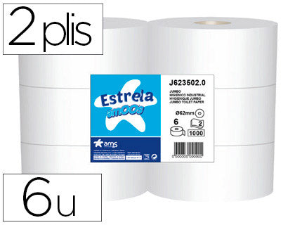 PAP HYG AMO JUMBO 2 PLIS 350M6 RLX