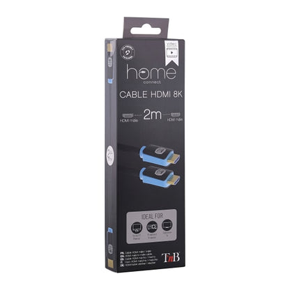 Câble HDMI 8K 2m - Haute Vitesse et Compatibilité 3D