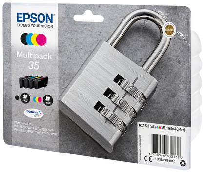 Cartouche Epsons multipack 35 - encre pigmentaire durable