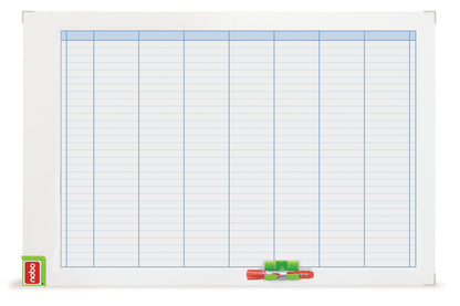 Tableau planificateur hebdomadaire a4 - magnétique et effaçable