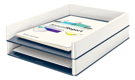 Corbeille courrier wow dualblanc