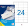Etiquettes adhésives multi-usages A4 - 70x35 mm - 100 Feuilles - 2400 Etiquettes