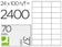 Étiquettes multi-usages 70x37 mm - éco-responsables