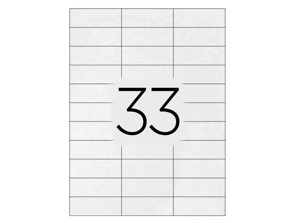 Étiquettes multi-usages 70x25 mm - 3300 unités