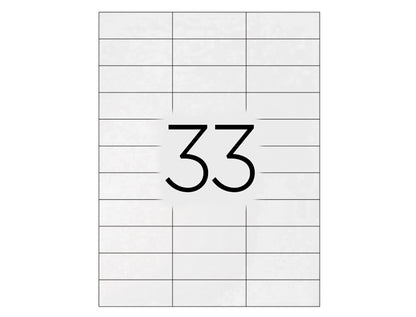 Étiquettes multi-usages 70x25 mm - 3300 unités