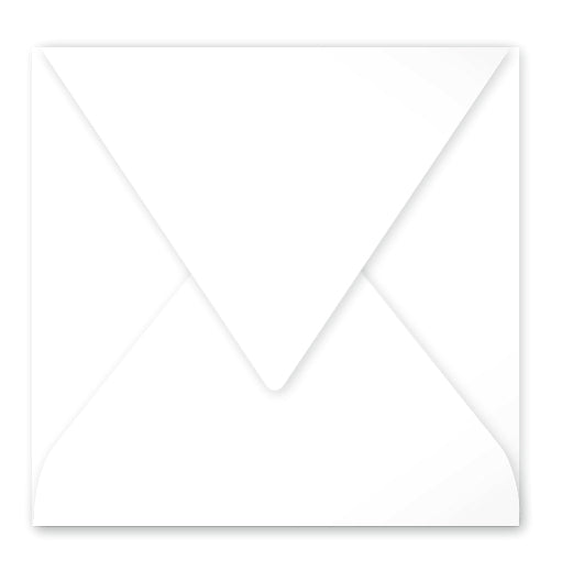 Enveloppes Pollen carrées 165x165 - blanche