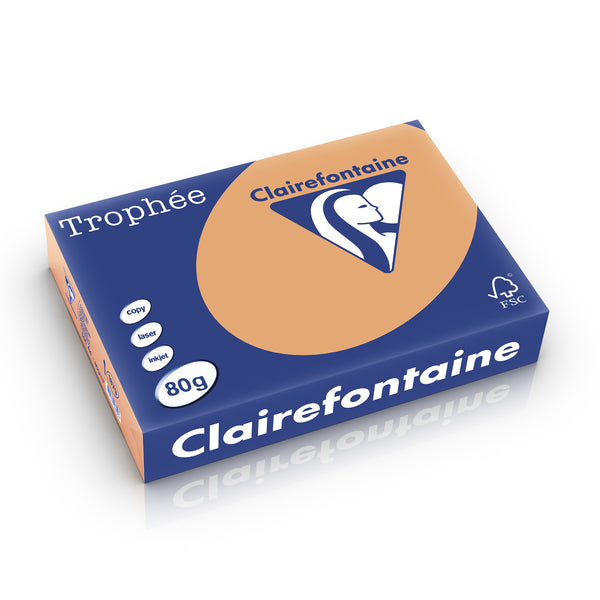 Papier a4 Trophée caramel 80g - 500 feuilles haute opacité
