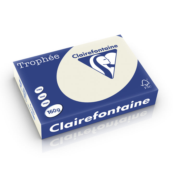 Papier a4 Trophée 160g gris perle - haute opacité