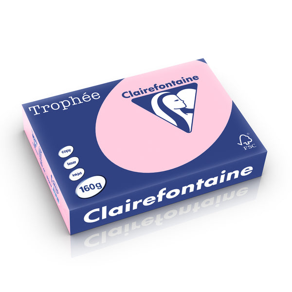 Papier a4 Trophée 160g - rose pastel, 250 feuilles