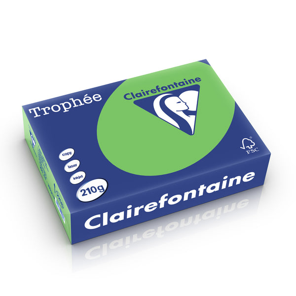 Papier a4 Trophée 210g - vert menthe, 250 feuilles