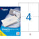 Étiquettes adhésives multi-usages A4 - 105x148,5 mm - 100 Feuilles - 400 Etiquettes