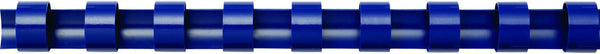 Baguette de reliure 16mm -bleu -boite de 100