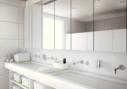Boîte de Rangement MyBox - Design Empilable et Résistant - Blanc/Vert