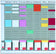 Planning hebdomadaire fiches en T, dimensions:(L)480 x (H)480 mm