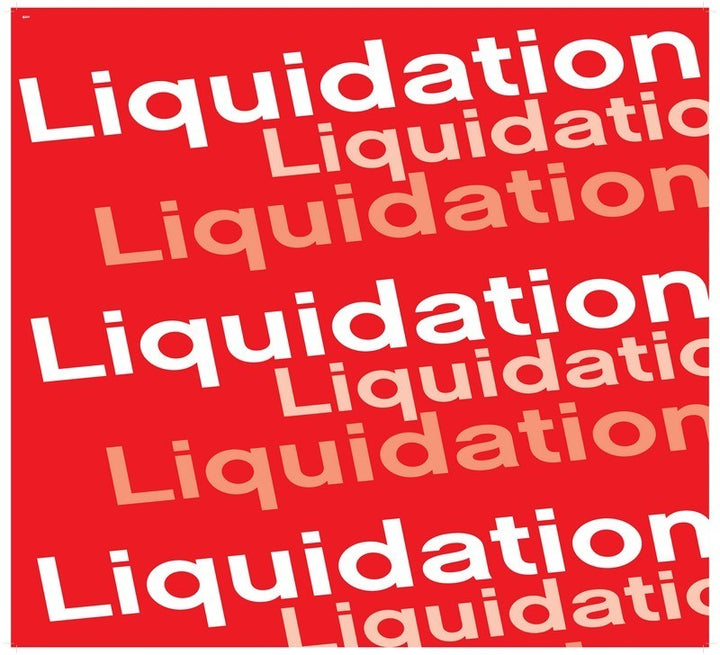 AFFICHE LIQUIDATION 60X80