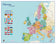 Carte politique de l'europe - outil éducatif précis