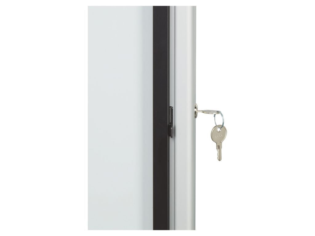 Tableau Magnétique Extra Plat - Fond Blanc Métallique