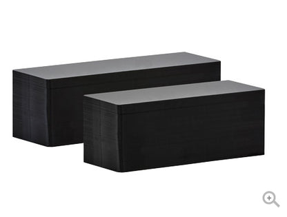 Cartes vierges 150x50mm - noir mat, lot de 500 pour Edikio flex Evolis