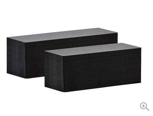 Cartes vierges 150x50mm - noir mat, lot de 500 pour Edikio flex Evolis