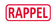 Tampon x-print rappel - empreinte rouge écologique