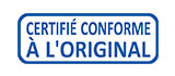 Tampon auto-encreur x-print - formule certifiée conforme
