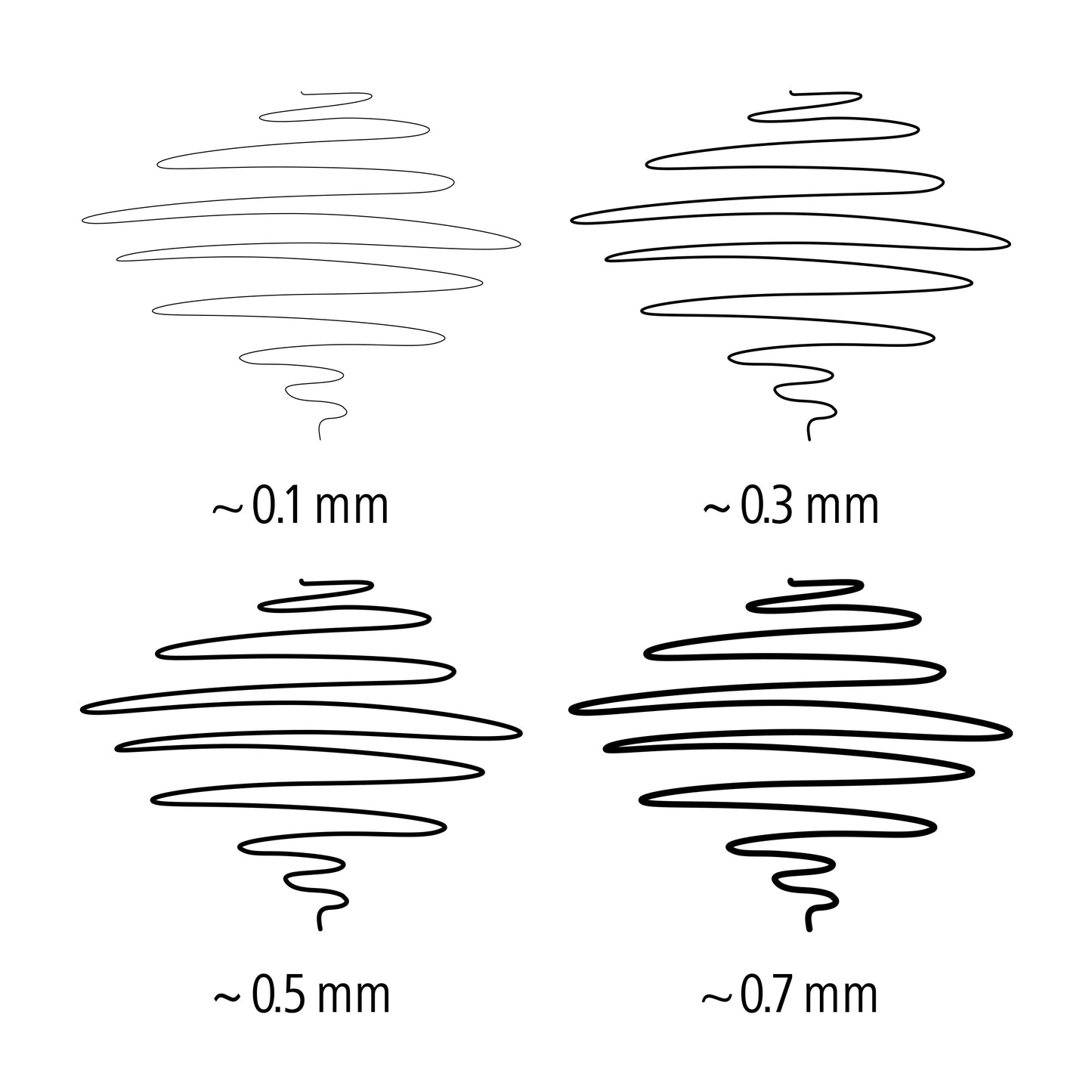 LOT de 4 Feutres Pigment Liner Staedtler Noir Assortis