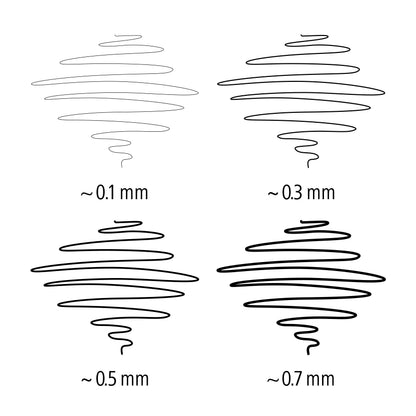 LOT de 4 Feutres Pigment Liner Staedtler Noir Assortis