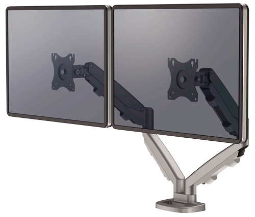 Bras porte-écran double - réglable et ergonomique