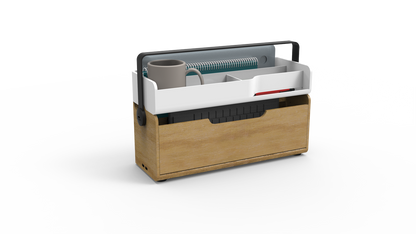 Station de travail ergonomique - rangement et mobilité
