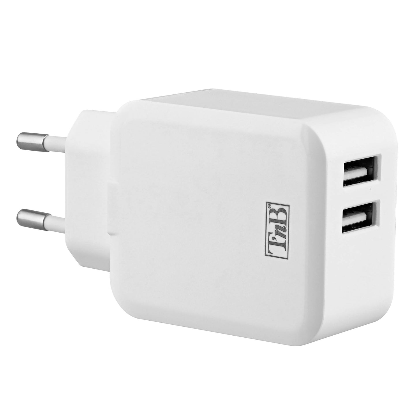 Chargeur secteur 2 ports USB  4.8a - charge rapide et compacte