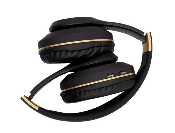 Casque audio serre-tête noir - confort et performance