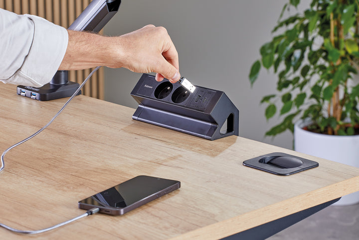Multiprise de bureau usb-c - design compact et moderne