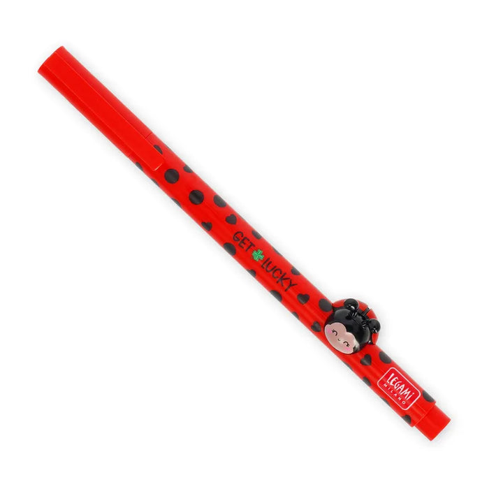 Stylo Gel legami Effaçable Ladybug - Encre Rouge Thermosensible