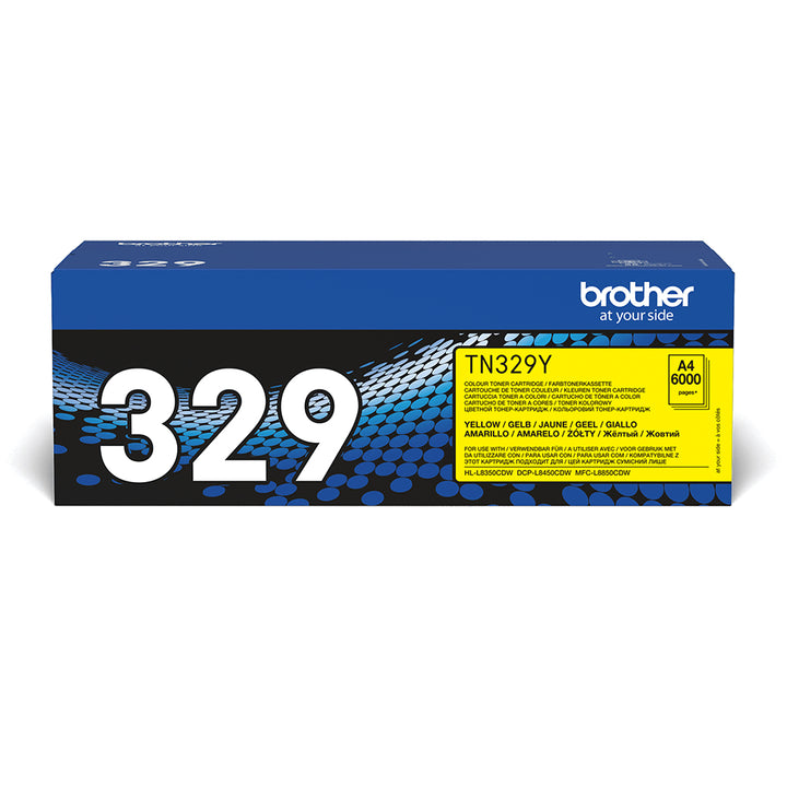 Cartouche toner Brother jaune tn-329y - 6000 pages