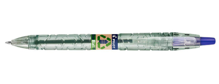 Stylo à bille b2p ecoball - pointe 1mm bleu