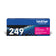 Toner laser Brother magenta tn-249m - haute capacité 4000 pages