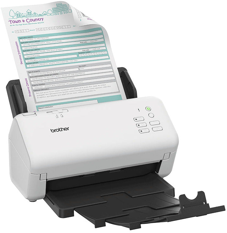 Scanner Brother réseau ads-4300n - numérisation rapide 80 ipm