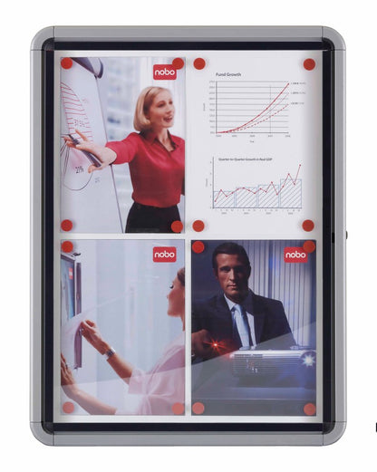 Vitrine d'affichage extérieure 4 feuilles A4 - Sécurité Renforcée