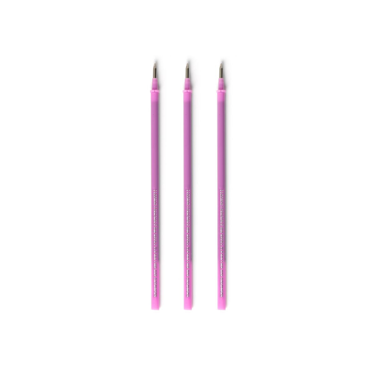 Recharges stylo legami effaçable - pointe 0,7 mm violet- pack de 3