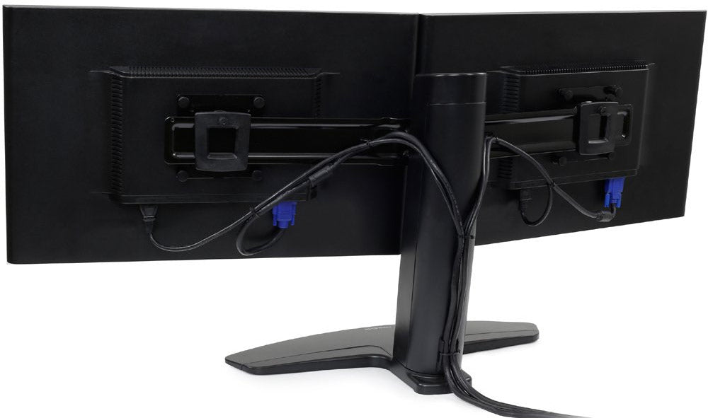 Support double écran lcd - ajustable et ergonomique