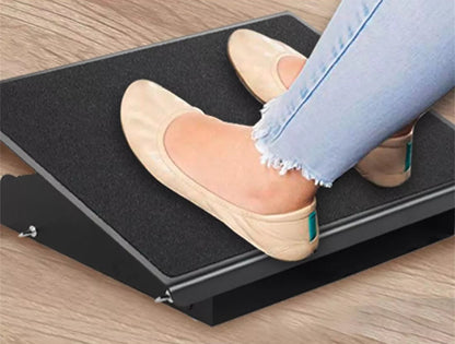 Repose-pieds ajustable en aluminium - ergonomie optimale