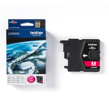 Cartouche d'encre Brother magenta lc985m - rendement 260 pages