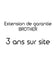 Extension de garantie Brother 3 ans sur site - service fiable