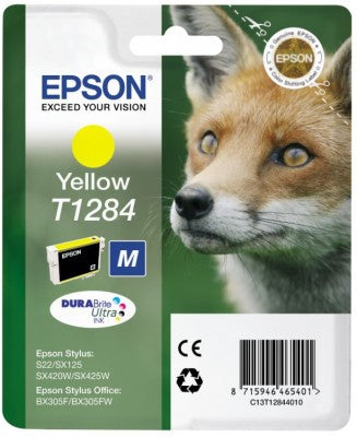 Cartouche d'encre Epson jaune t1284 - encre à pigments