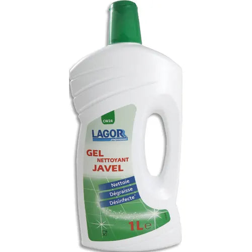 Gel javel nettoyant dégraissant désinfectant 1l - efficacité sans rinçage