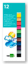 Gouache Solide - Lot de 12 Peintures en Boîte