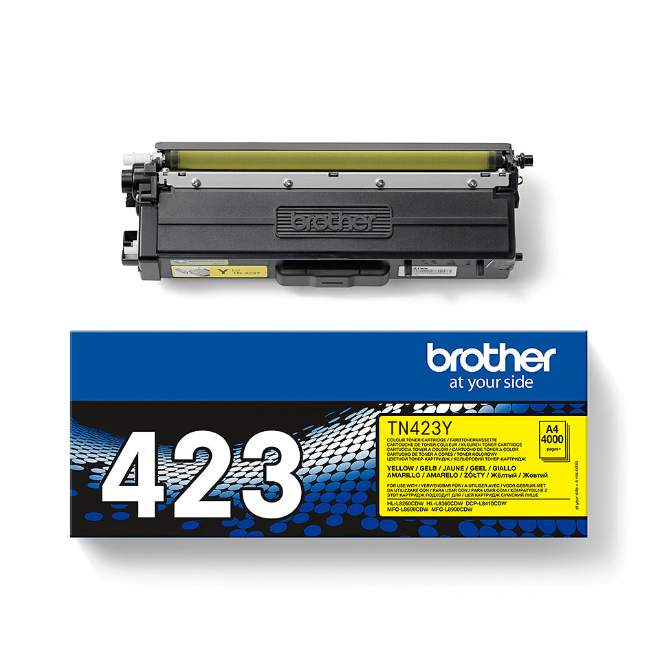 Cartouche toner Brother jaune tn-423y - 4000 pages
